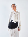The Lace Écharpe - Black