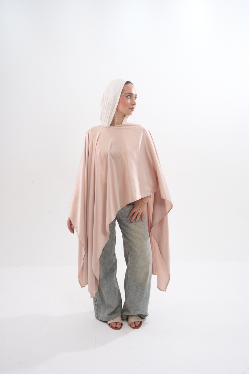 The Lily Satin Top - Champagne