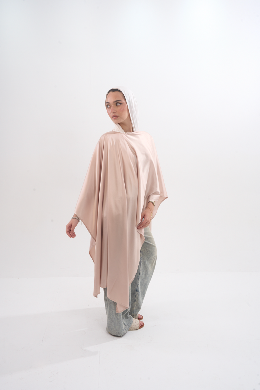 The Lily Satin Top - Champagne