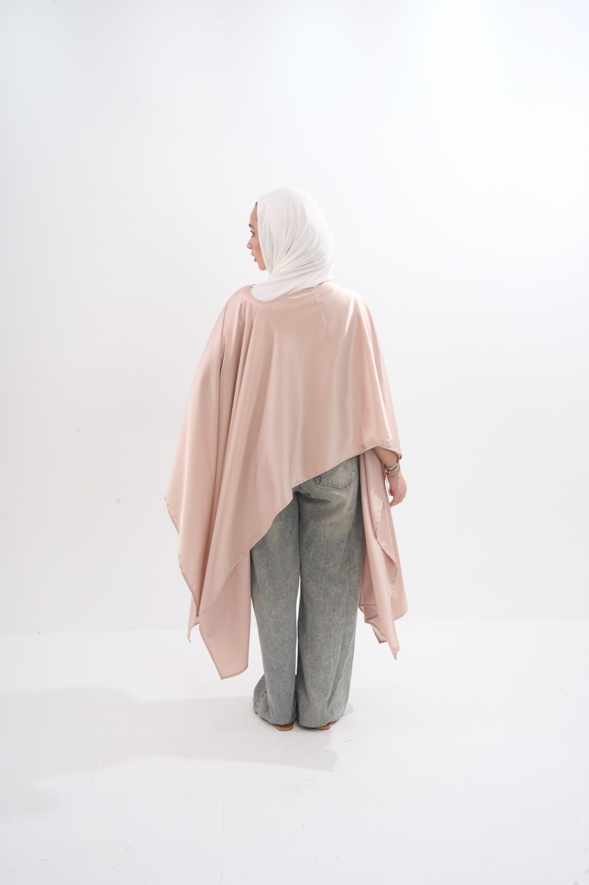 The Lily Satin Top - Champagne